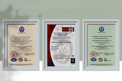 QinYan Certifications